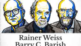 Rainer Weiss, Barry C. Barish y Kip S. Thorne ganan el nobel de Física.