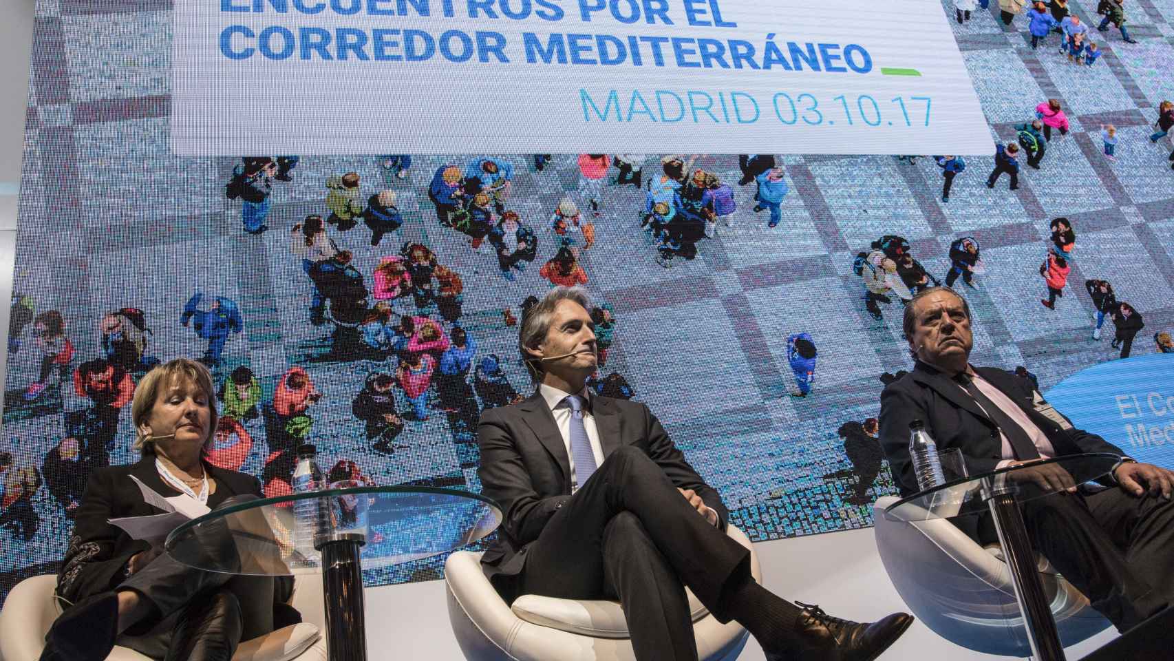 El ministro de Fomento, Íñigo de la Serna, en defensa del Corredor Mediterráneo.