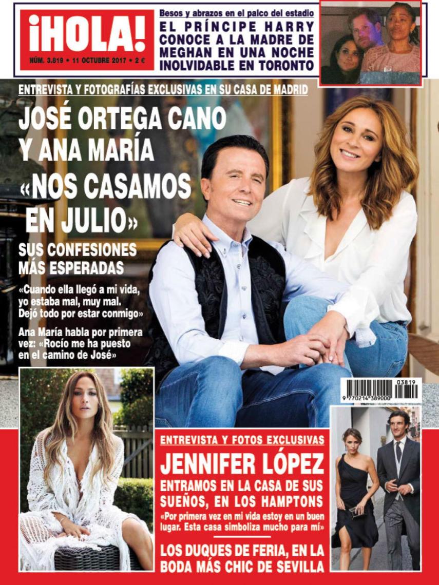 Portada de la revista Hola.