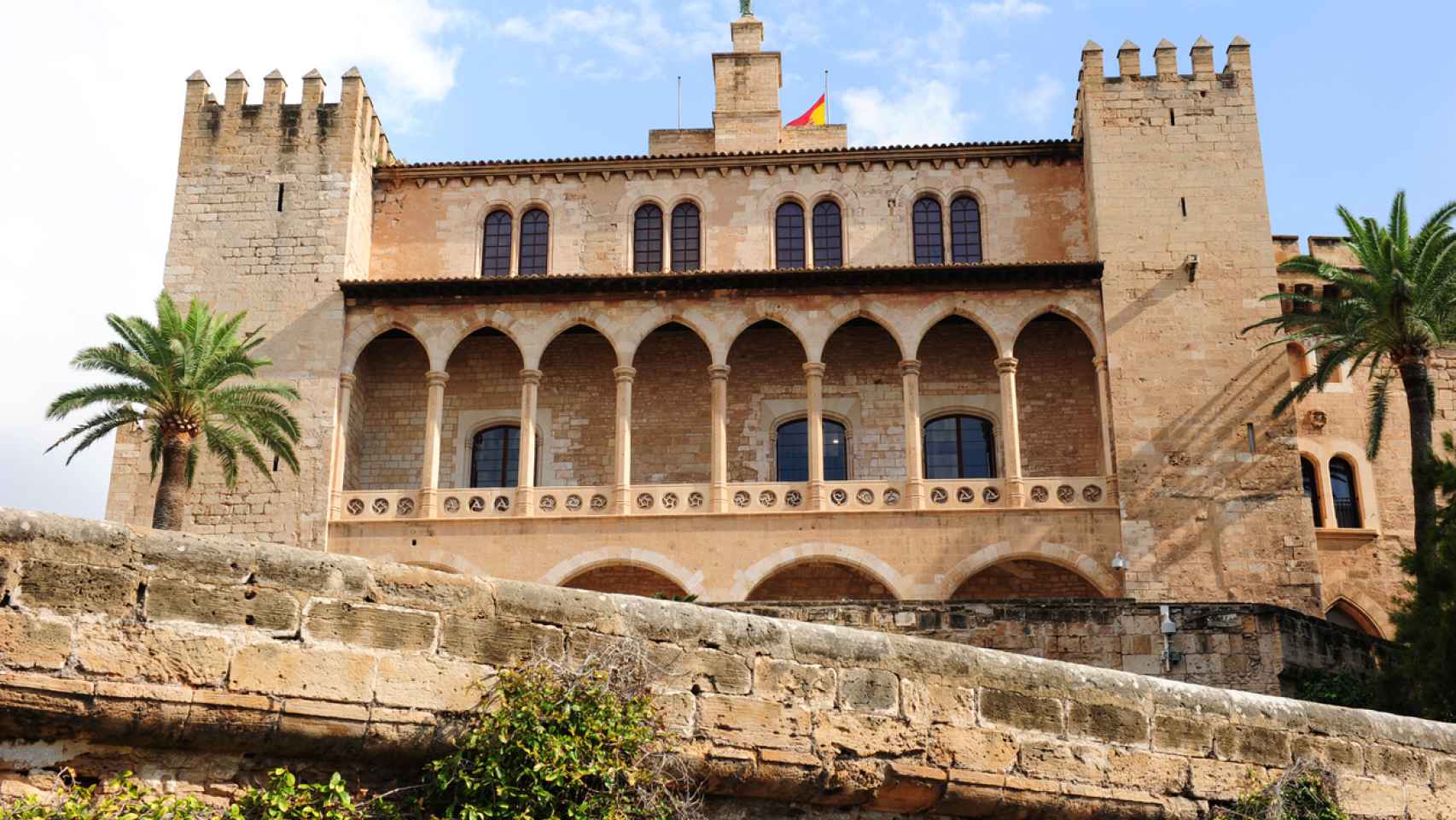 Vista del Palacio Real de La Almudaina.