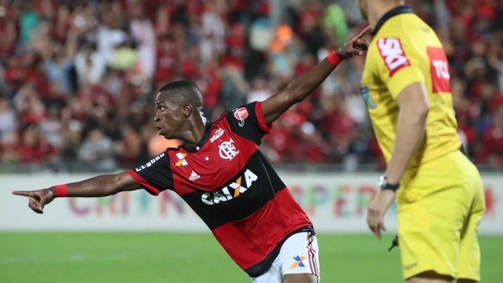 Viinicius. Foto: Twitter (@Flamengo)