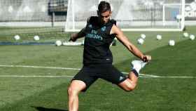 Theo en el entrenamiento del Real Madrid