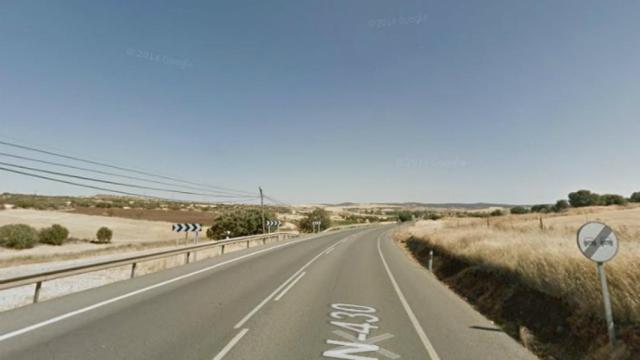 La N-430 a su paso por Alcolea de Calatrava. Foto: Google