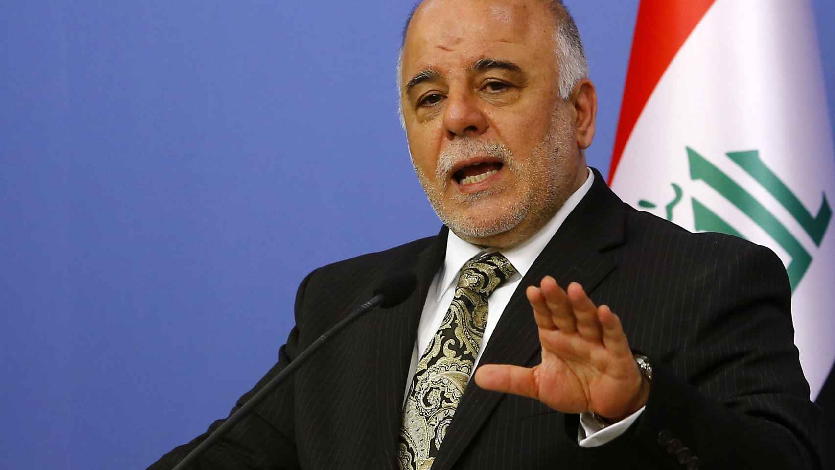 El primer ministro iraquí Haidar al Abadi.
