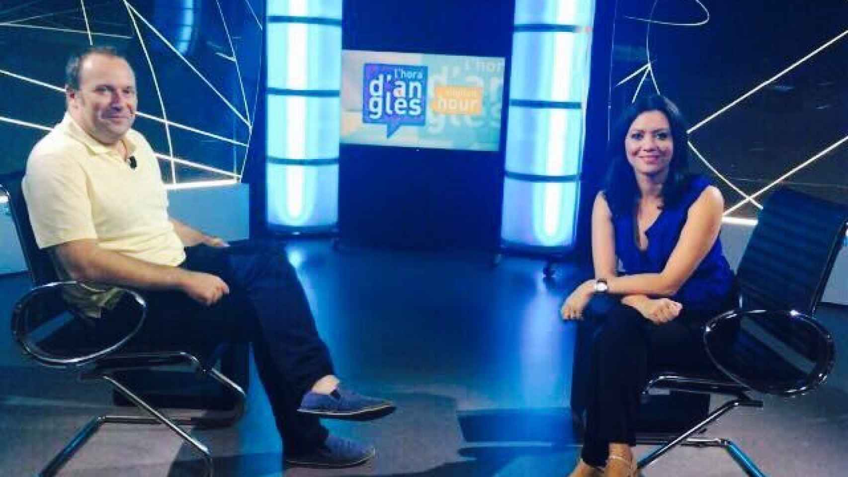 Marcela Topor, durante una de sus entrevistas en El Punt Avui TV.