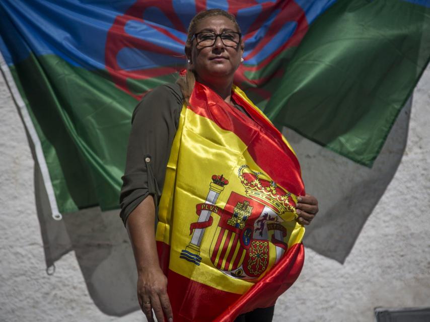 Pepi Torres, presidenta de la Federación gitana de Almería.