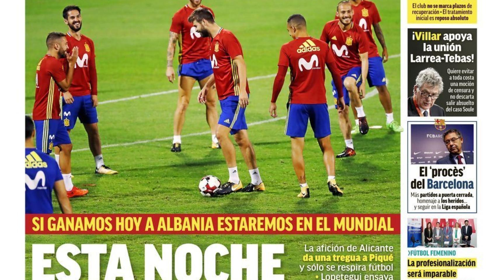 Portada MARCA (06/10/17)