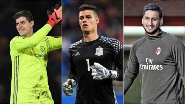 Courtois, Kepa y Donnarumma.