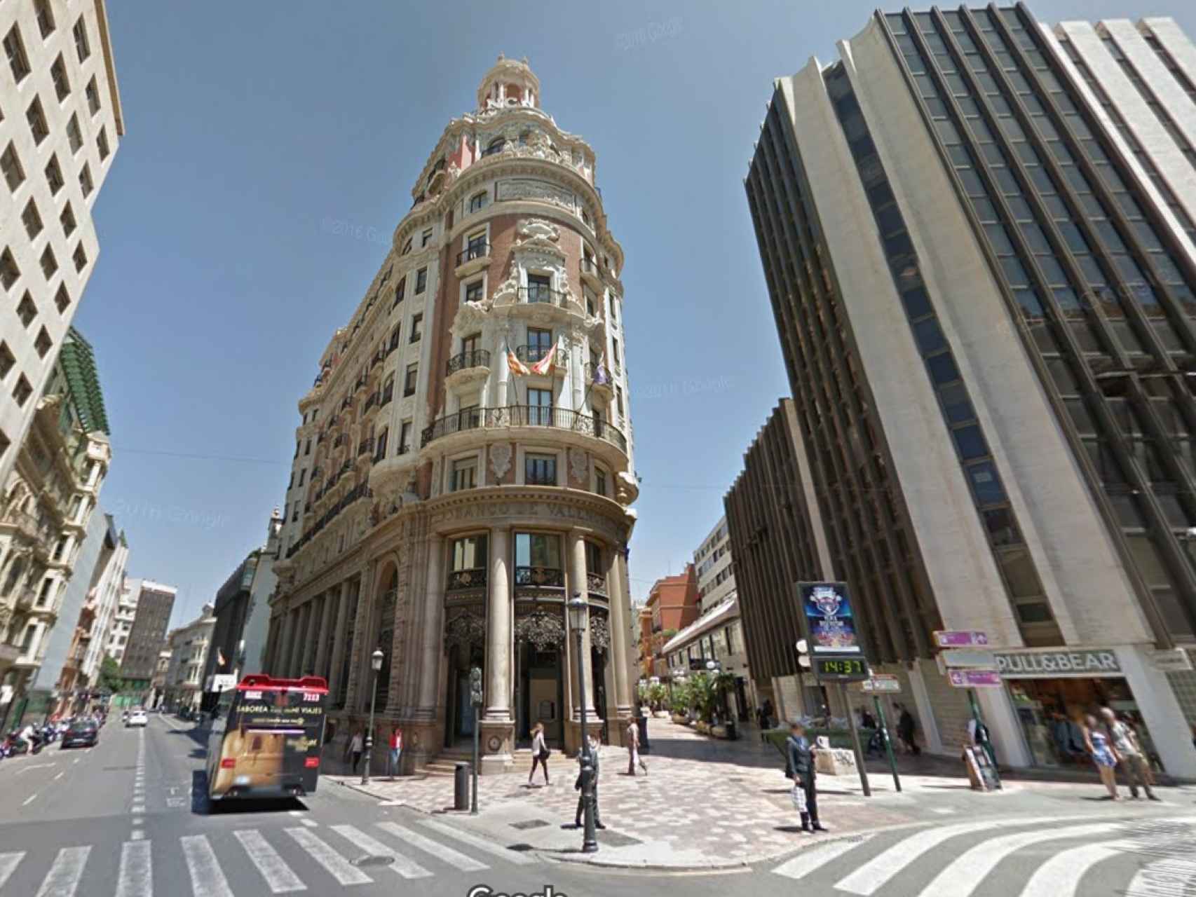 Edificio del Banco de Valencia que ahora albergará la sede de Caixabank.