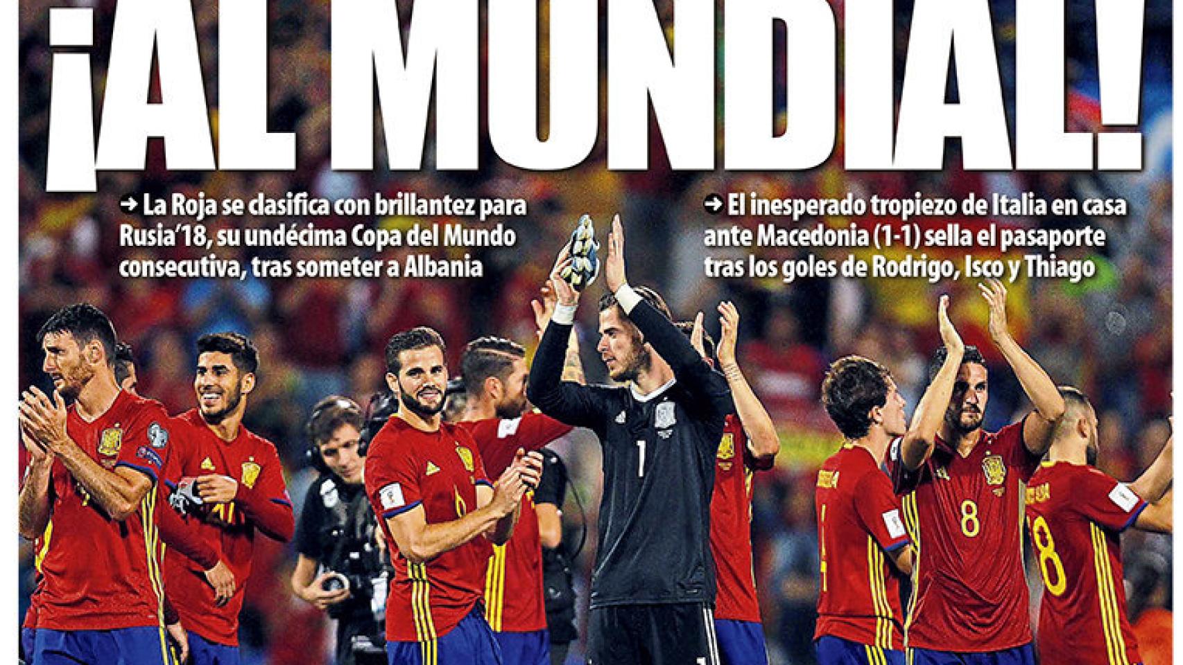 Portada Mundo Deportivo (07/10/17)