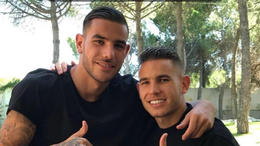 Theo Hernández y Lucas. Foto. Instagram (@theo3hernandez)