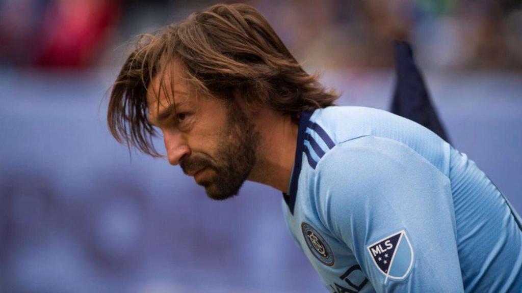 Pirlo, con el New York City. Foto Twitter (@Pirlo_official)