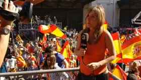 La reportera Laura Catalan.