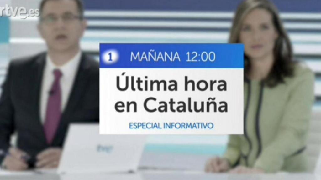 TVE ahora sí hace especial informativo en Catalunya por la unidad de España