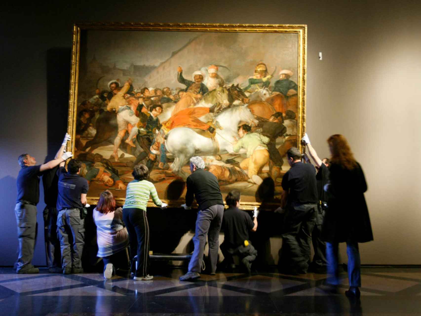 La carga de los Mamelucos, en el Museo Nacional del Prado.