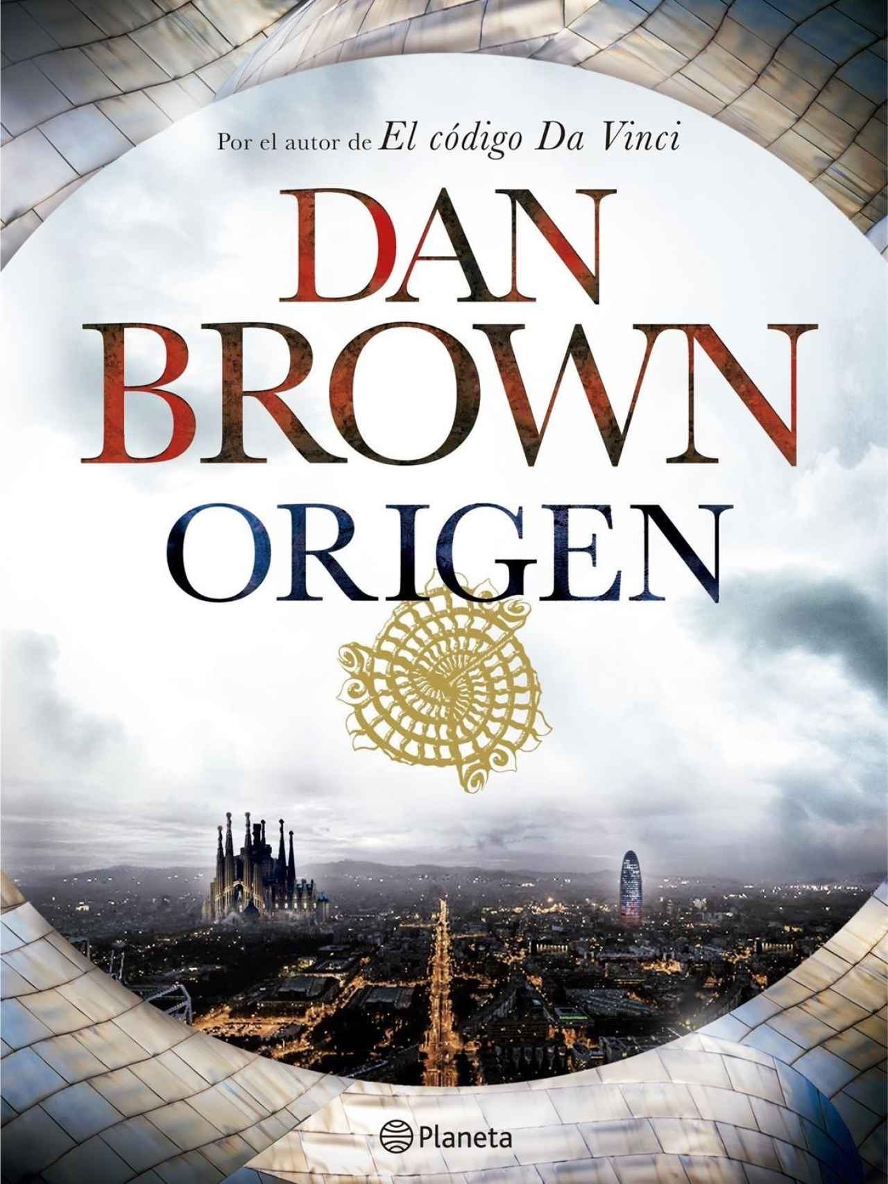 Portada del libro Origen, de Dan Brown.