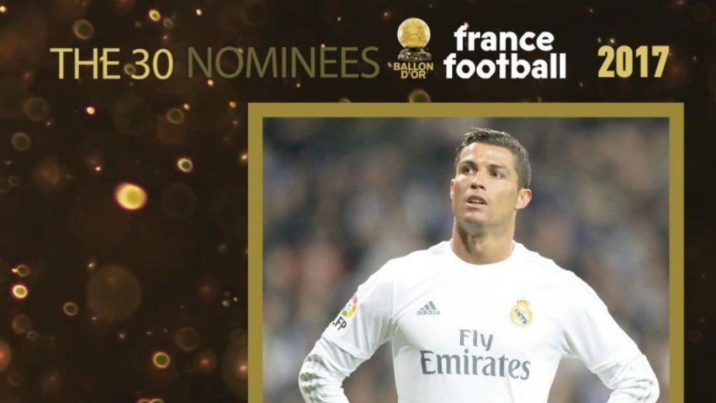 Cristiano, nominado al Balón de Oro.