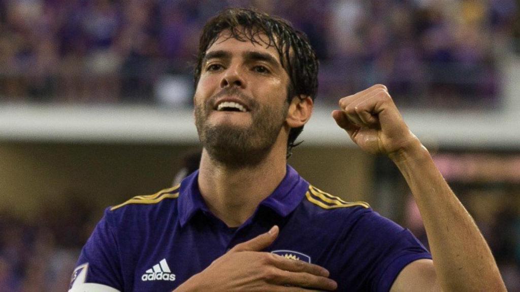 Kaká celebra un gol con el Orlando City. Foto Twitter (@KAKA)