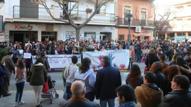 Concentración contra las agresiones sexuales en Miguelturra (Europa Press)