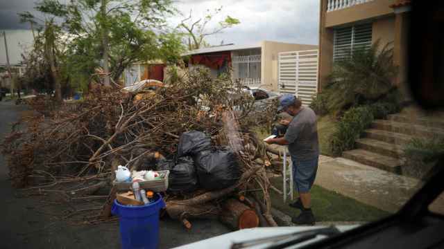 Puerto Rico tras el huracán María.