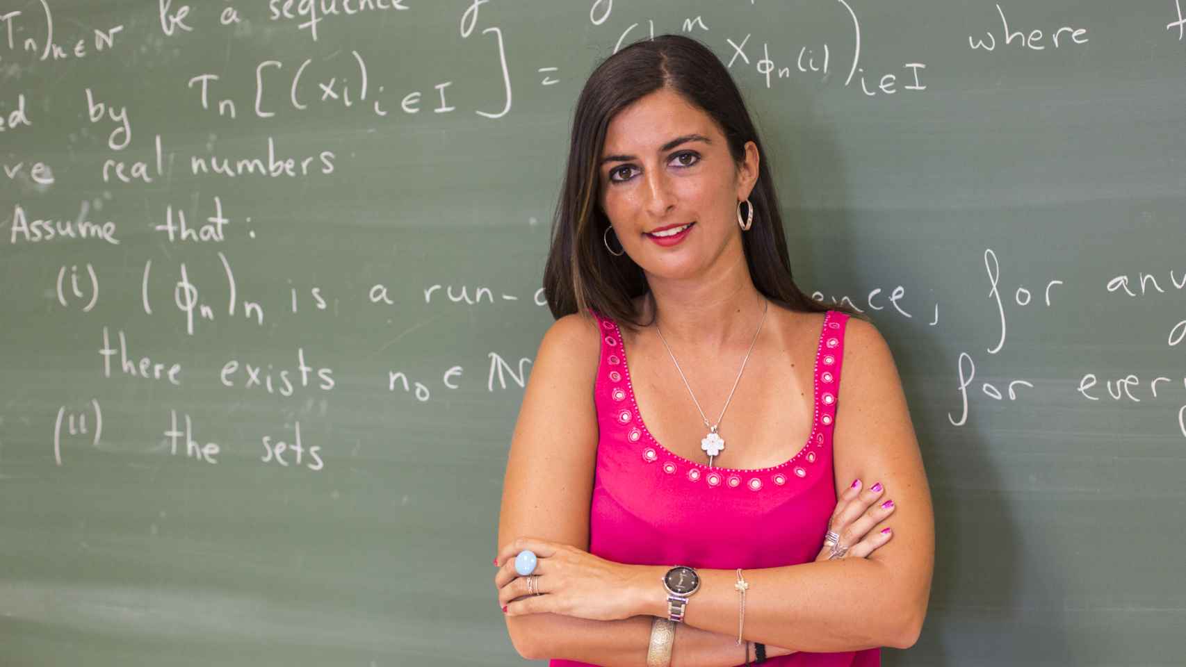 La matemática Marina Murillo.
