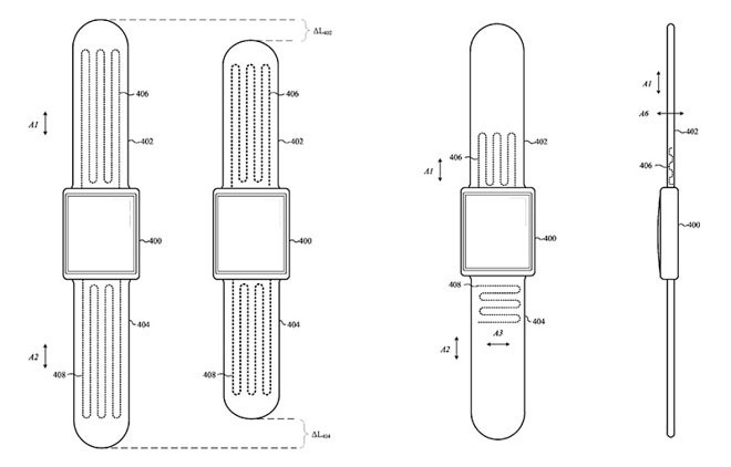 correa ajustable apple watch patente perfil frente 2
