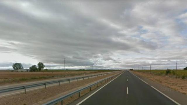 La A-4 a su paso por Manzanares. Foto: Google