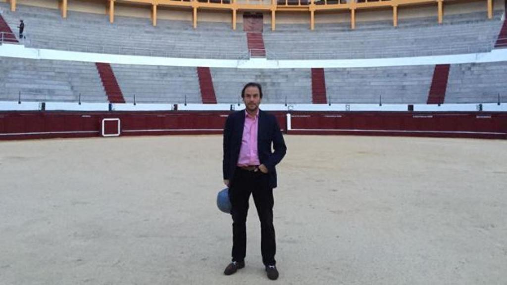 Felipe Negret en la plaza de toros de Bogotá