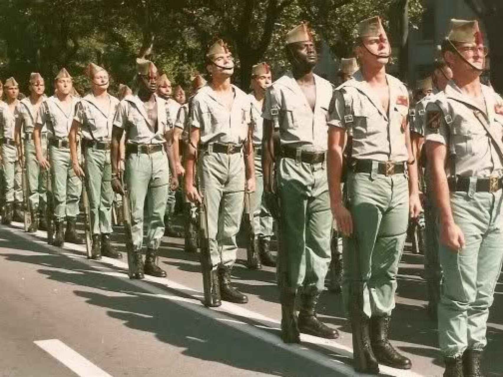 Desfile del 12 de octubre de 1987.