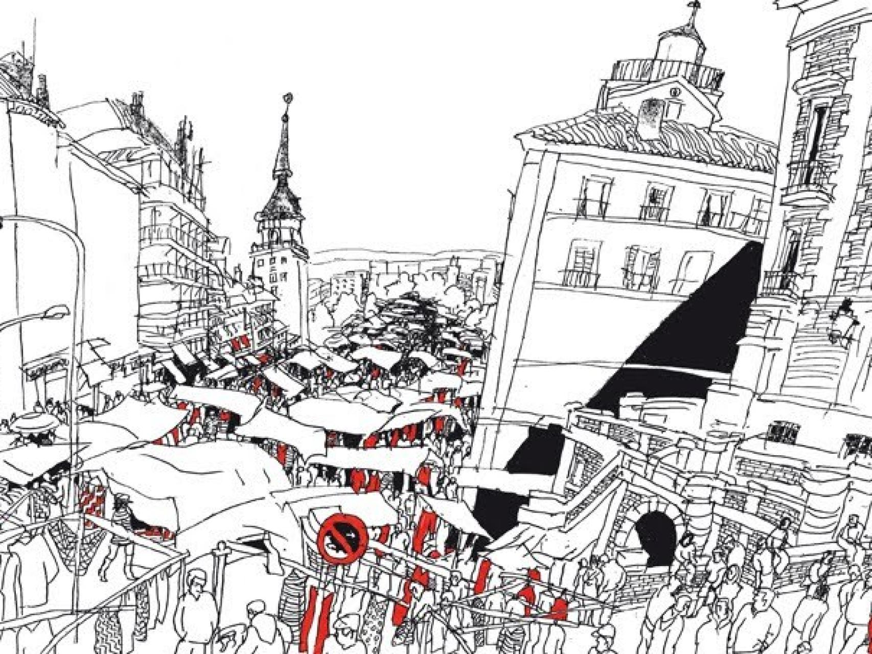 Ilustración de El Rastro de Alfredo González.