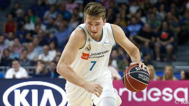 Luka Doncic, durante un encuentro de pretemporada.