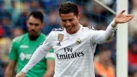 Cristiano Ronaldo celebra uno de sus goles al Getafe