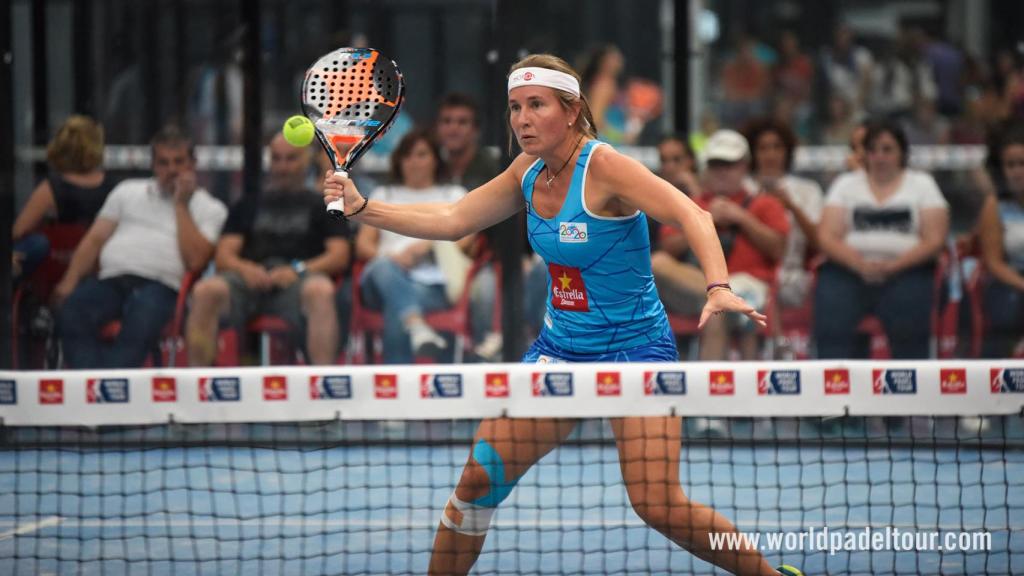 Carolina Navarro durante los octavos de final de Granada.