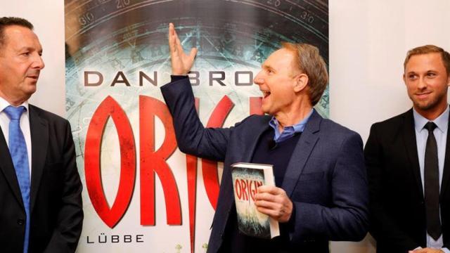 Dan Brown en la presentación de la novela.