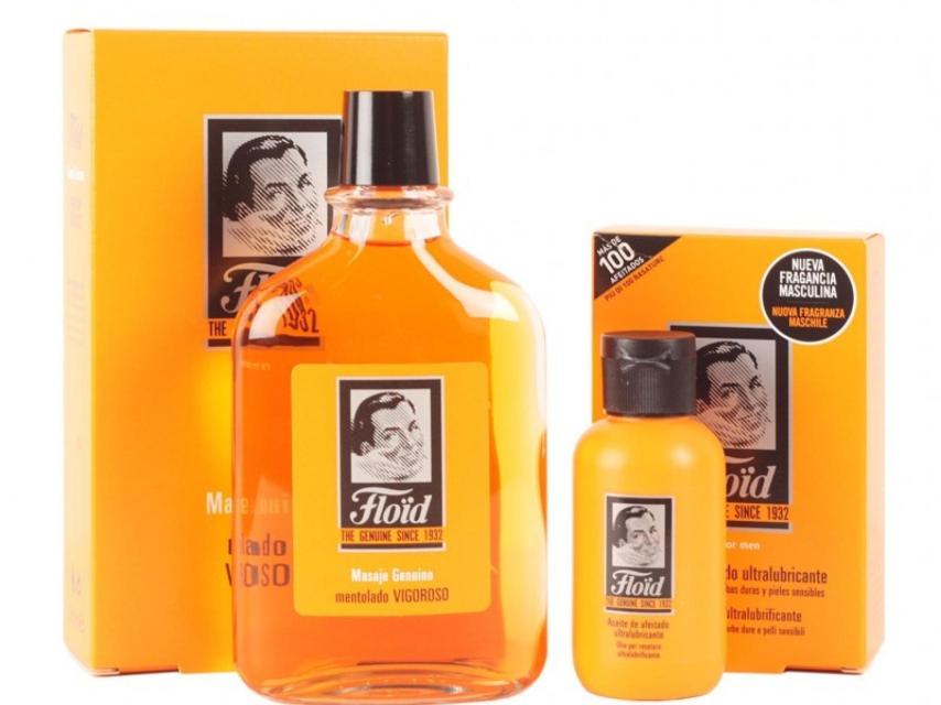 Floid Aftershave, lel conocido after shave con la que Cendrós se enriqueció.