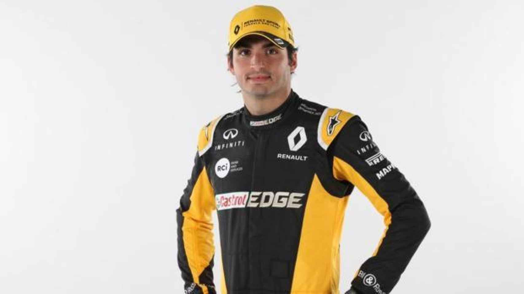 Carlos Sainz, ya con los colores de Renault.