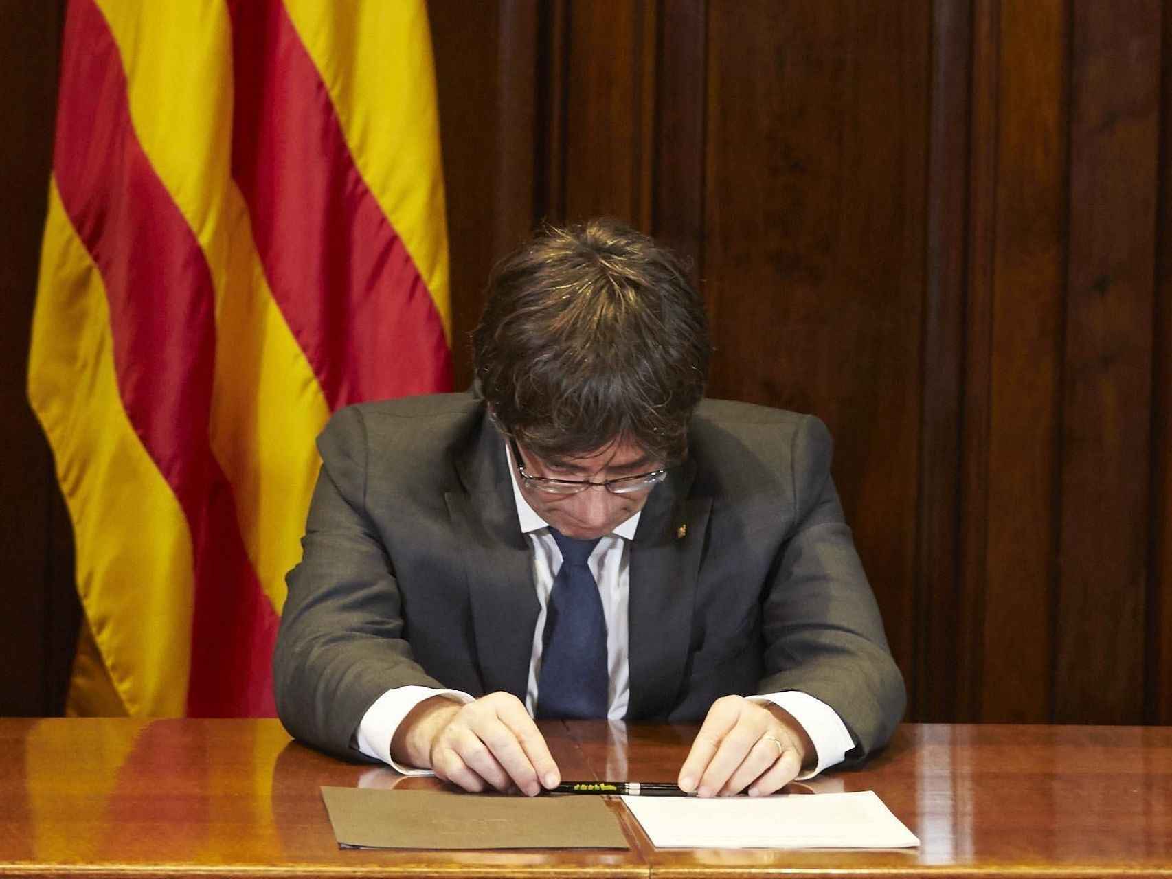 El presidente de la Generalitat, Carles Puigdemont.