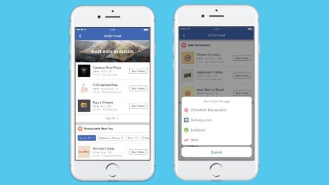 Pedir comida por Facebook ya es posible y queremos que llegue a España