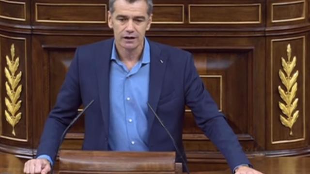 Toni Cantó, diputado de Ciudadanos, en el Congreso de los Diputados.