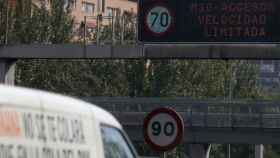 En Madrid estos días no se puede circular a más de 70 kilómetros por hora.