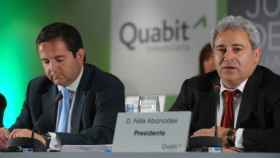 A la derecha, Félix Abánades, presidente de la inmobiliaria Quabit.