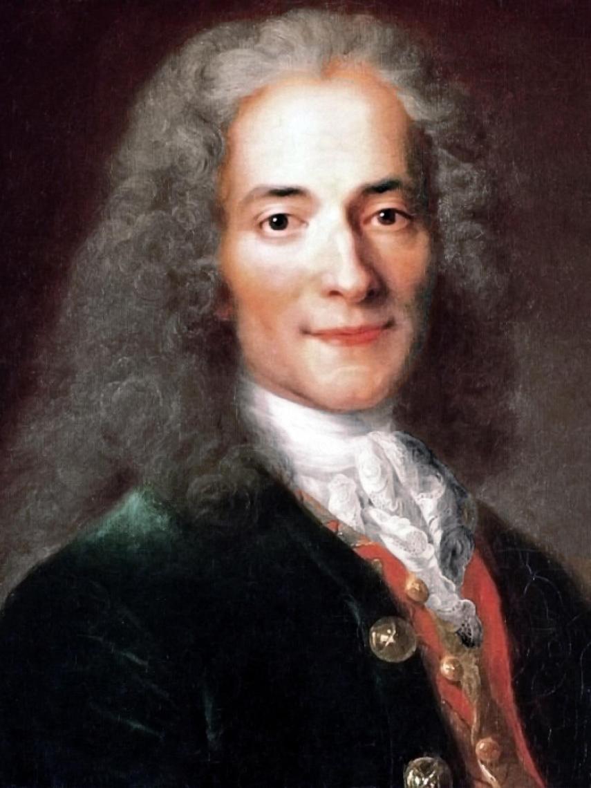 Retrato de Voltaire en 1718, por Nicolas de Largillière.