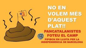 La resistencia pelea contra el pancatalanismo que les oprime.