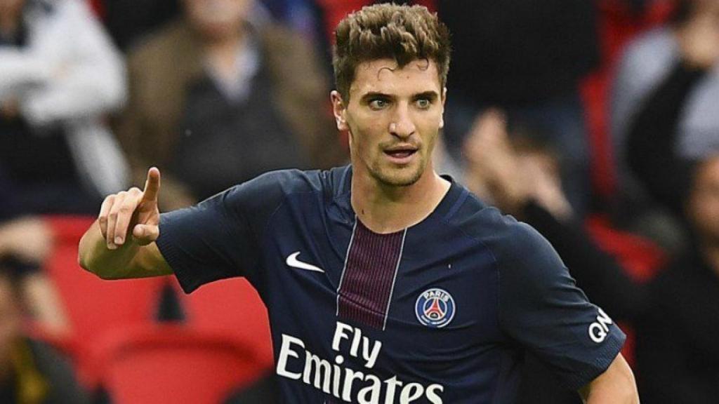 Meunier, con el PSG. Foto psg.fr