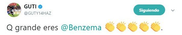 Guti, fan incondicional de Benzema: Qué grande eres