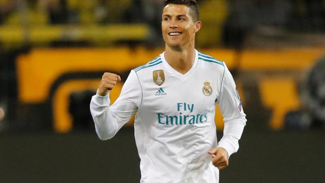 Cristiano Ronaldo celebra un gol en Dortmund.