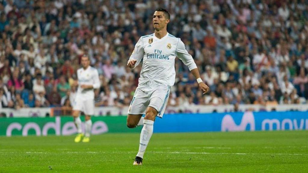 Cristiano en su regreso al Bernabéu. Foto: Pedro Rodríguez / El Bernabéu