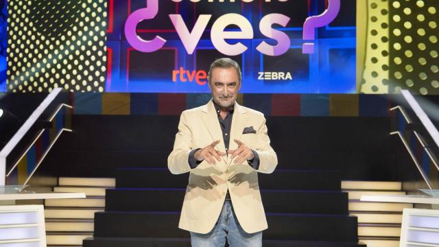 Carlos Herrera en el estreno de  su programa