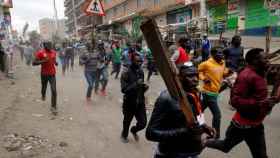 Protestas en Kenia tras el fraude electoral.