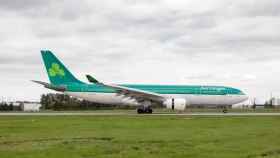 Imagen de un avión de Aer Lingus.